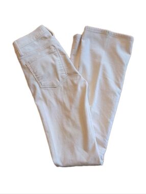 GAP 1969 Womens White Corduroy Perfect Bootcut Low Rise Jeans Western Boho 2017